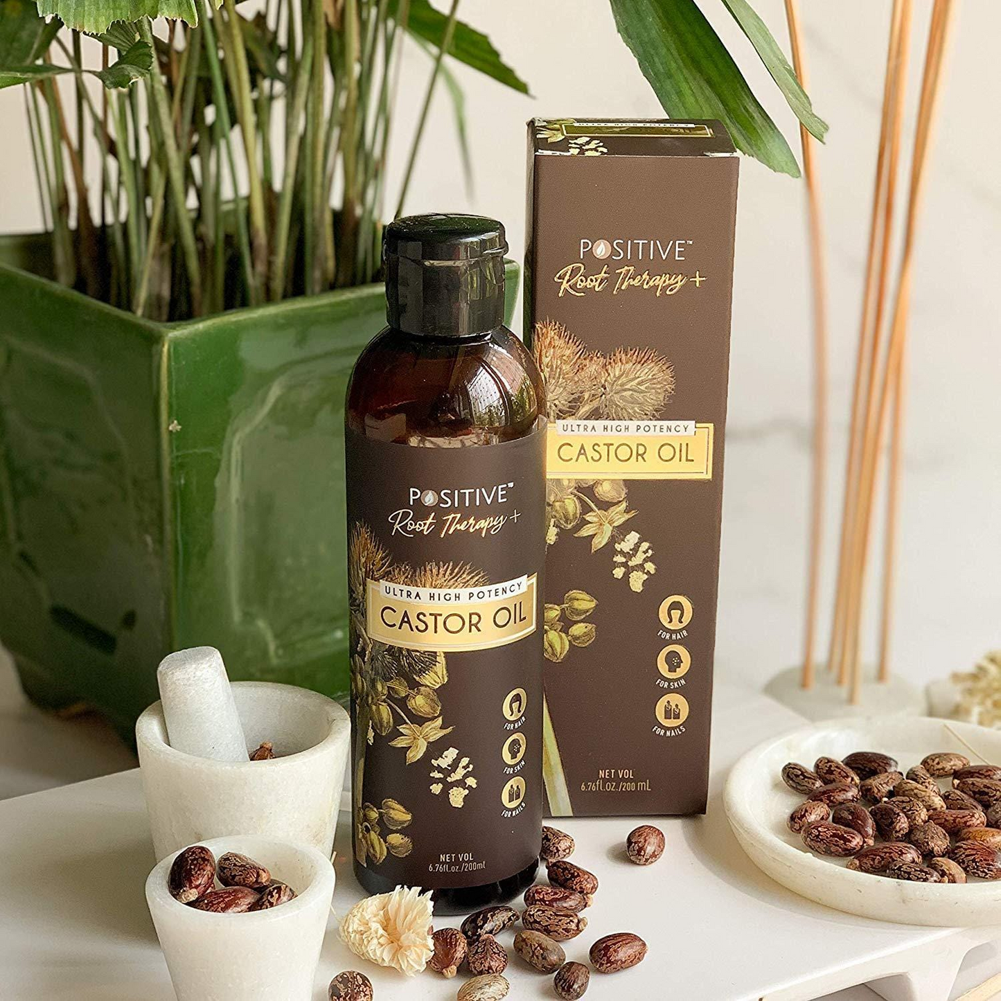 Positive Castor Oil | Root Therapy+ | (200mL)