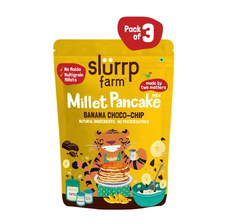 Super Combo - Millet Pancake: Banana Choco-chip (Pack of 3)