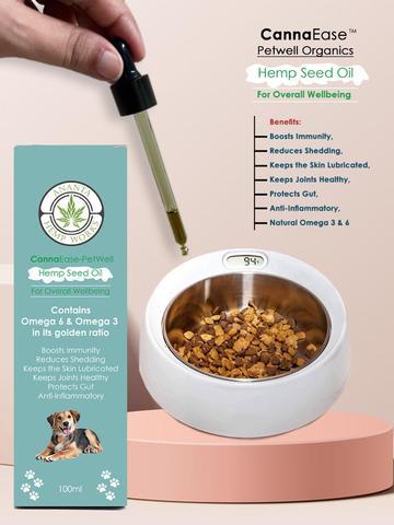 CANNAEASE™ PETWELL HEMP SEED OIL FOR DOG 100ML