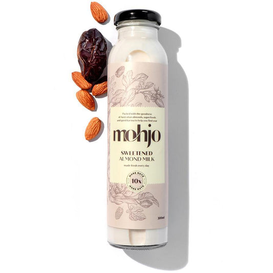 Sweetened almond milk
