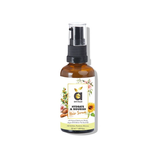 HYDRATE & NOURISH HAIR SERUM, 50ML, FOR DRY, DAMAGED, FRIZZY HAIR & HAIR FALL
