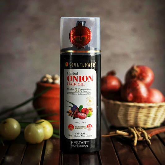 Soulflower Herbal Onion Hair Growth Oil , 220ml